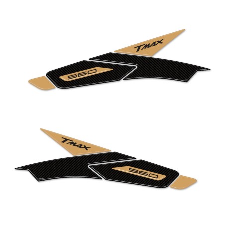 Kit adesivi in resina gel 3D per boomerang compatibili con Yamaha Tmax 2022-2025