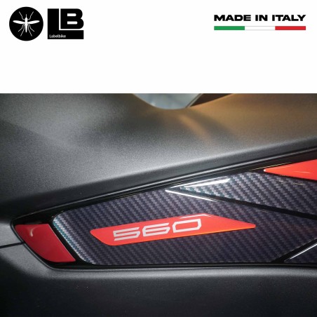 Kit adesivi in resina gel 3D per boomerang compatibili con Yamaha Tmax 2022-2025