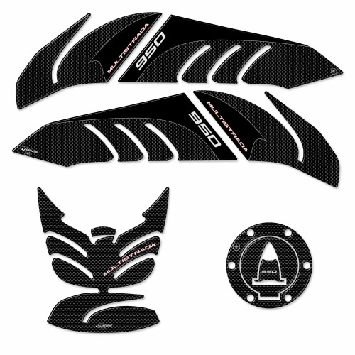 KIT ADESIVI SERBATOIO PROTEZIONI compatibili MOTO DUCATI MULTISTRADA 950 2017-18