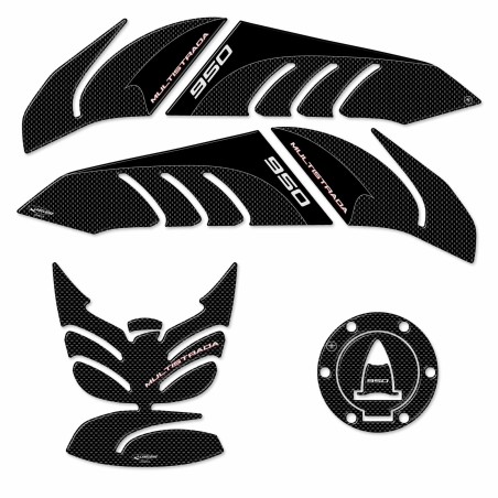 KIT ADHESIVES TANK PROTECTIONS kompatibel MOTO DUCATI MULTISTRADA 950 2017-18
