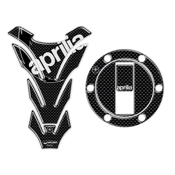 CARBON 3D RESIN CARBON TANK PROTECTION ADHESIVE/STICKERS KIT for APRILIA MOTORCYCLE