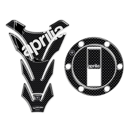 CARBON 3D RESIN CARBON TANK PROTECTION ADHESIVE/STICKERS KIT for APRILIA MOTORCYCLE