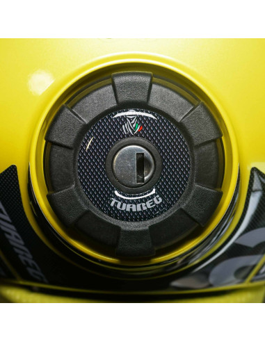 Complete 3D sticker kit for motorbikes compatible with Aprilia Tuareg 660 yellow 2022