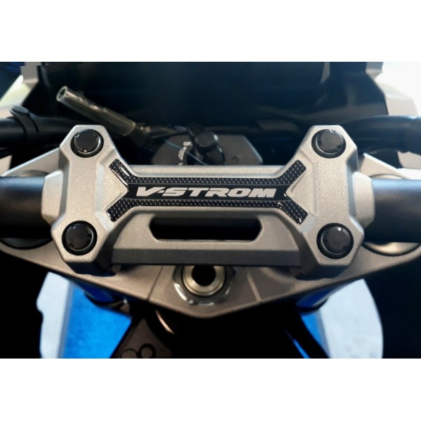 KIT COMPLET ADHÉSIFS 3D POUR MOTO COMPATIBLE SUZUKI V-STROM 1050 - JAUNE