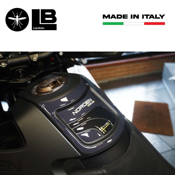 Kit completo adesivi 3D Protezioni per moto compatibili con Husqvarna Norden 901