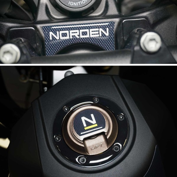 Kit completo adesivi 3D Protezioni per moto compatibili con Husqvarna Norden 901