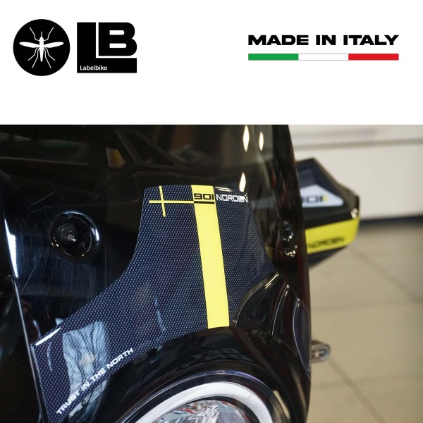 Kit completo adesivi 3D Protezioni per moto compatibili con Husqvarna Norden 901