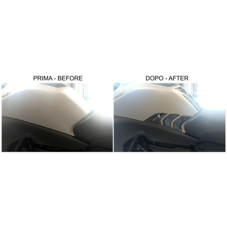 Kit of 3 3D resin gel motorbike tank stickers compatible Yamaha Tracer 7