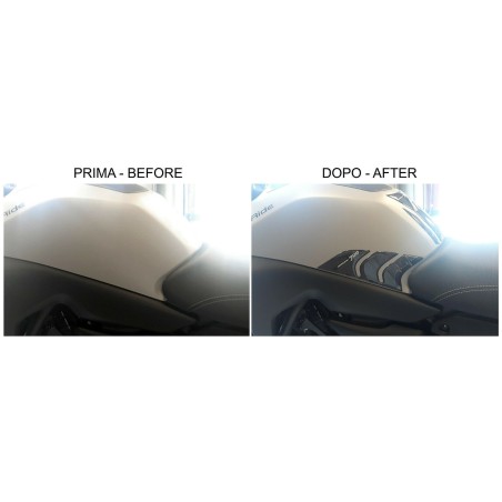 Kit of 3 3D resin gel motorbike tank stickers compatible Yamaha Tracer 700