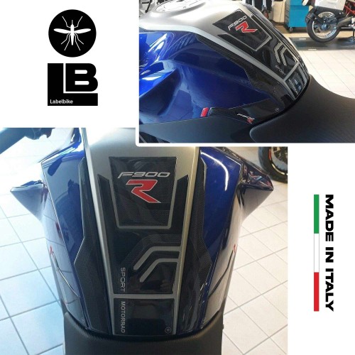 Kit di 3 protezioni gel 3D F900 R adesivi serbatoio moto compatibili BMW F900R  2