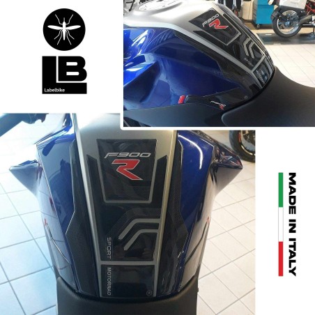 Kit di 3 protezioni gel 3D F900 R adesivi serbatoio moto compatibili BMW F900R 