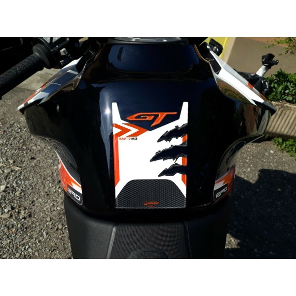 KIT PARASERBATOIO e LATERALI Stickers 3D compatibili MOTO KTM 1290 SUPER DUKE GT
