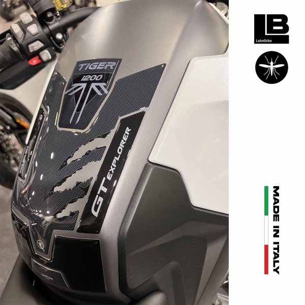 Motorrad Tankschutzbügel Kit kompatibel mit Triumph Tiger 1200 GT Explorer 2022-2023