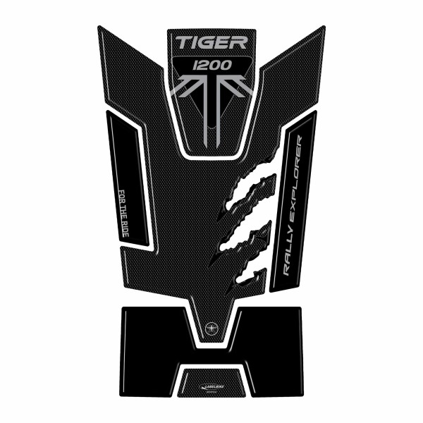 Motorrad Tankschutzbügel Kit kompatibel mit Triumph Tiger 1200 Rally Explorer 2022-23