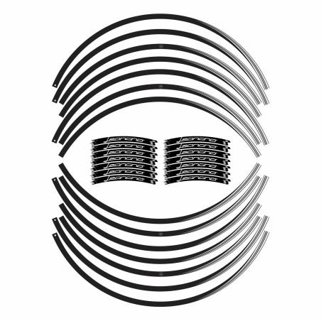 Kit bandes adhésives pour jantes 17" moto compatible avec Benelli Leoncino 500 et 800