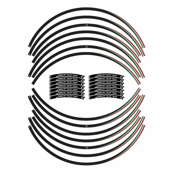 Felgenklebebandsatz 17" Motorrad kompatibel mit Benelli Leoncino 500 und 800