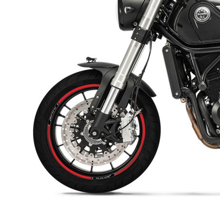 Kit strisce adesive cerchi 17" moto compatibili con Benelli Leoncino 500 e 800