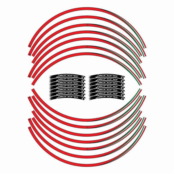 Felgenklebebandsatz 17" Motorrad kompatibel mit Benelli Leoncino 500 und 800