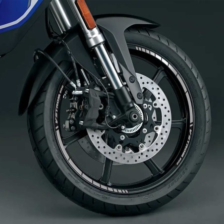 Adhesive rim stripes kit 19-17 motorbike compatible with Suzuki V-Strom 800SE