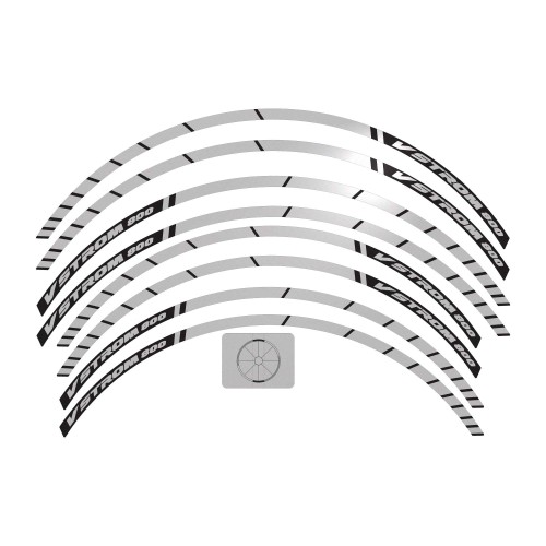 Kit de fondo de llanta adhesivo 19-17 moto compatible con Suzuki V-Strom 800SE 2