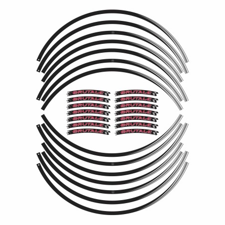 17" Motorradfelgen-Klebeband-Kit passend für MV Agusta Brutale