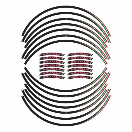 17" Motorradfelgen-Klebeband-Kit passend für MV Agusta Brutale