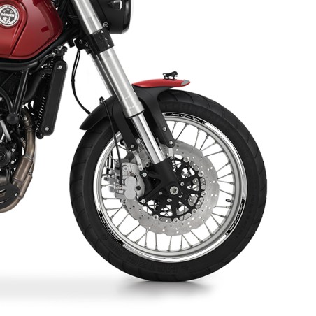 Kit rayas adhesivas llantas moto compatible con Benelli Leoncino 500 trail