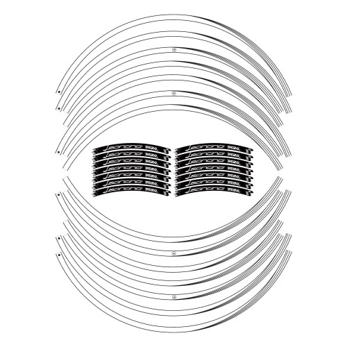 Adhesive stripes kit motorbike wheel rims compatible with Benelli Leoncino 500 trail 2