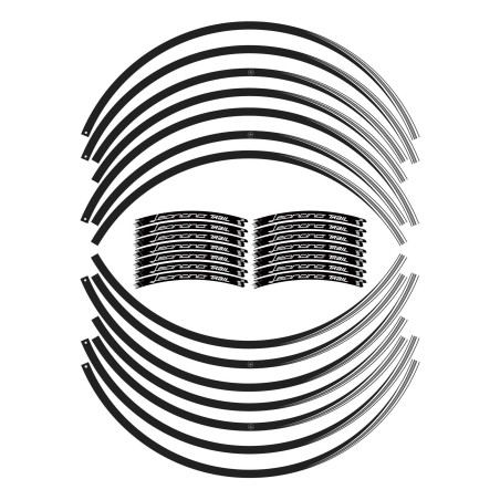 Kit bandes adhésives jantes moto compatible Benelli Leoncino 500 trail