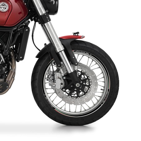 Kit rayas adhesivas llantas moto compatible con Benelli Leoncino 500 trail