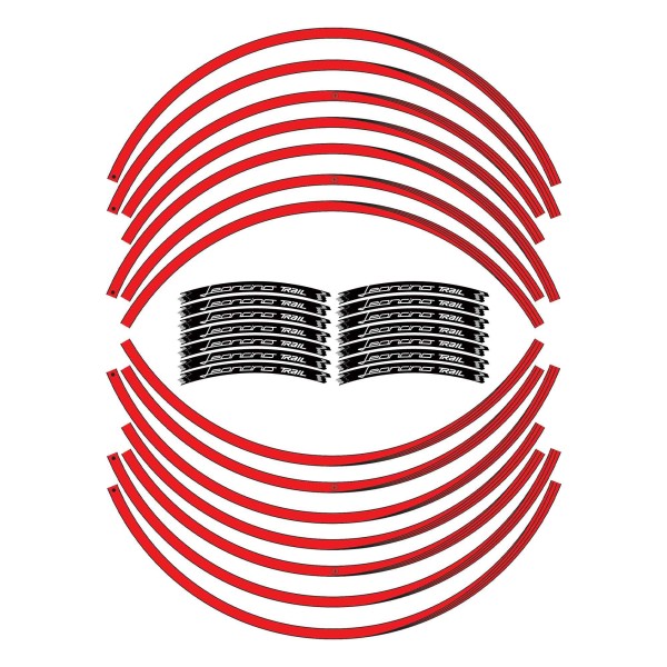 Kit strisce adesive cerchi ruote moto compatibili con Benelli Leoncino 500 trail