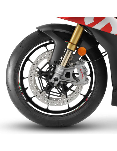 ADHESIVE STRIP KIT kompatibel für 17 RIMS MOTORCYCLE APRILIA RSV4 Tuning Aufkleber