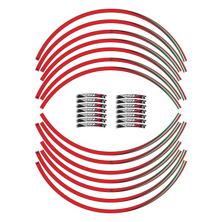 ADHESIVE STRIP KIT kompatibel für 17 RIMS MOTORCYCLE APRILIA RSV4 Tuning Aufkleber