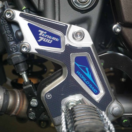 Kit adhesivos 3D gel protectores de talón compatibles con Yamaha Tenere 700 2022