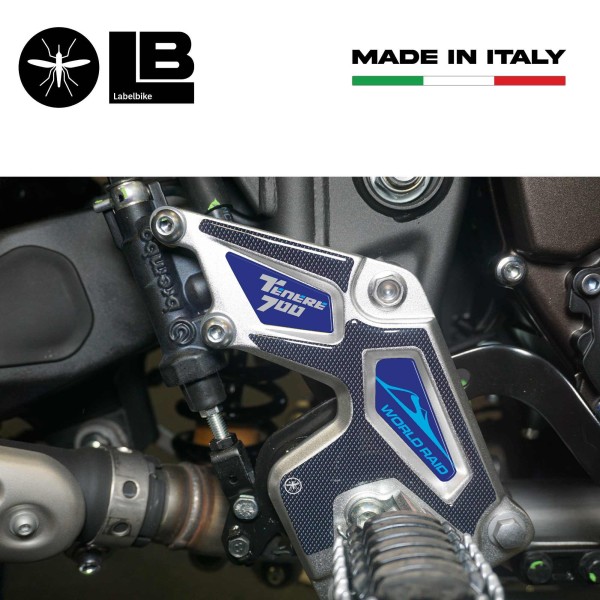 Kit 3D gel stickers heel protectors compatible with Yamaha Tenere 700 2022