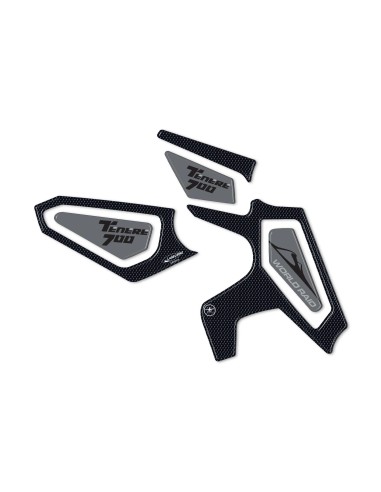 Kit 3D gel stickers heel protectors compatible with Yamaha Tenere 700 2022
