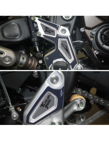 Kit gel 3D autocollants protecteurs de talons compatible avec Yamaha Tenere 700 2022