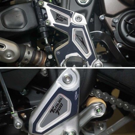 Kit adhesivos 3D gel protectores de talón compatibles con Yamaha Tenere 700 2022
