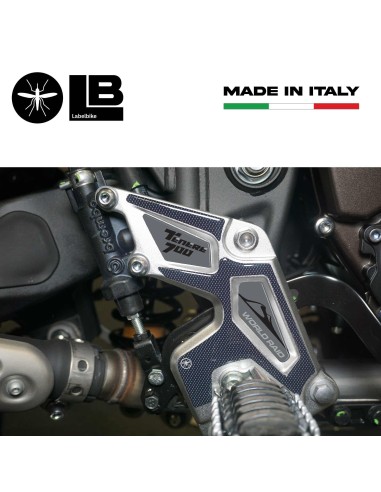 Kit gel 3D autocollants protecteurs de talons compatible avec Yamaha Tenere 700 2022