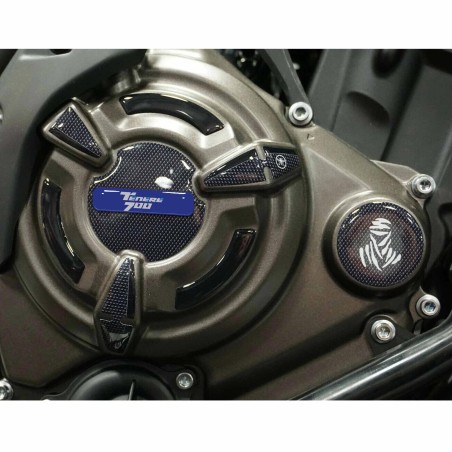Kit 3D gel stickers crankcase protectors compatible with Yamaha Tenere 700 2022