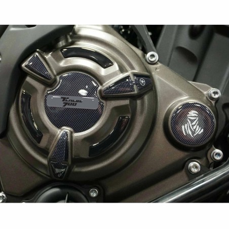 Kit 3D gel stickers crankcase protectors compatible with Yamaha Tenere 700 2022