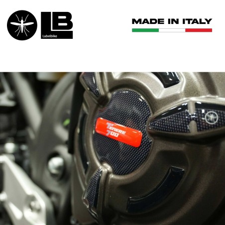 Kit von 3D-Gel Aufkleber Motorrad Kurbelgehäuse Seite Protektoren kompatibel Yamaha Tenere 700