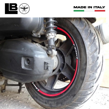 KIT STRISCE ADESIVE per CERCHI compatibili per YAMAHA X MAX scooter XMAX 400