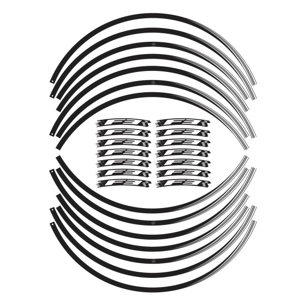 Adhesive strip kit for F3 wheel rims 17" wheels compatible with Mv Agusta F3 motorbikes