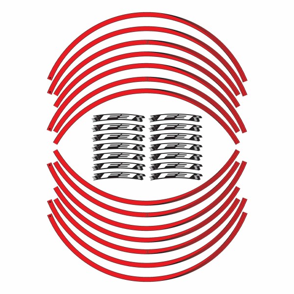 Adhesive strip kit for F3 wheel rims 17" wheels compatible with Mv Agusta F3 motorbikes