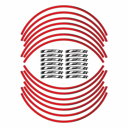 Kit de bandes adhésives pour jantes F3 Jantes 17" compatibles avec les motos Mv Agusta F3