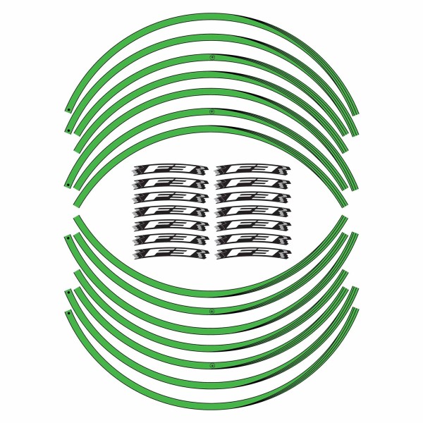 Kit de bandas adhesivas para llantas F3 Llantas de 17" compatibles con motos Mv Agusta F3