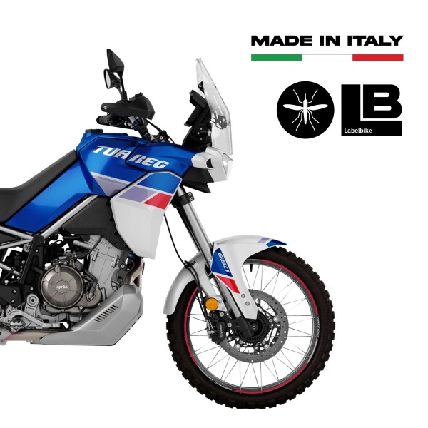 Kit de tiras adhesivas para llantas de moto compatibles con Aprilia Tuareg 660 2022-2025