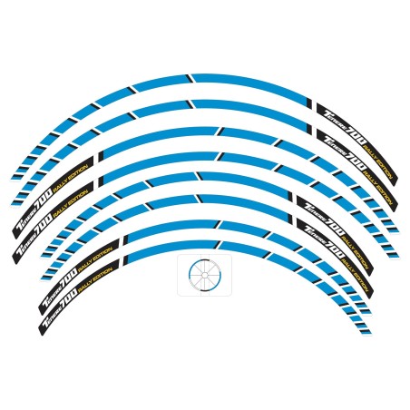 Kit de bandes adhésives pour jantes moto compatibles Yamaha Tenere 700 Rally Edition
