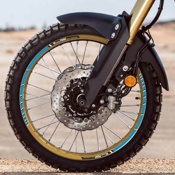 Kit de bandas adhesivas para llantas de moto compatibles Yamaha Tenere 700 Rally Edition